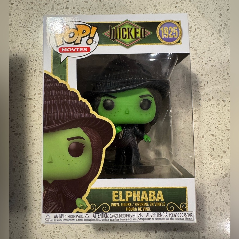 WICKED Funko Pop! Elphaba with Grimmerie NWB Limited Edition Vinyl Figure